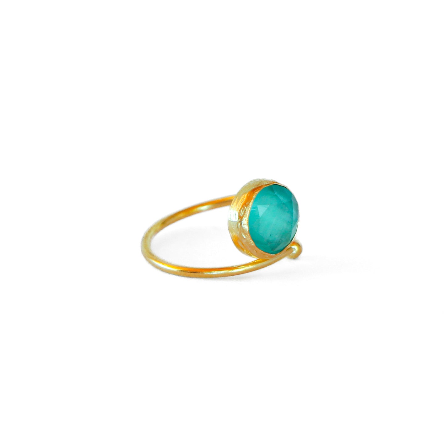 Anillo ajustable Rocío Turquesa