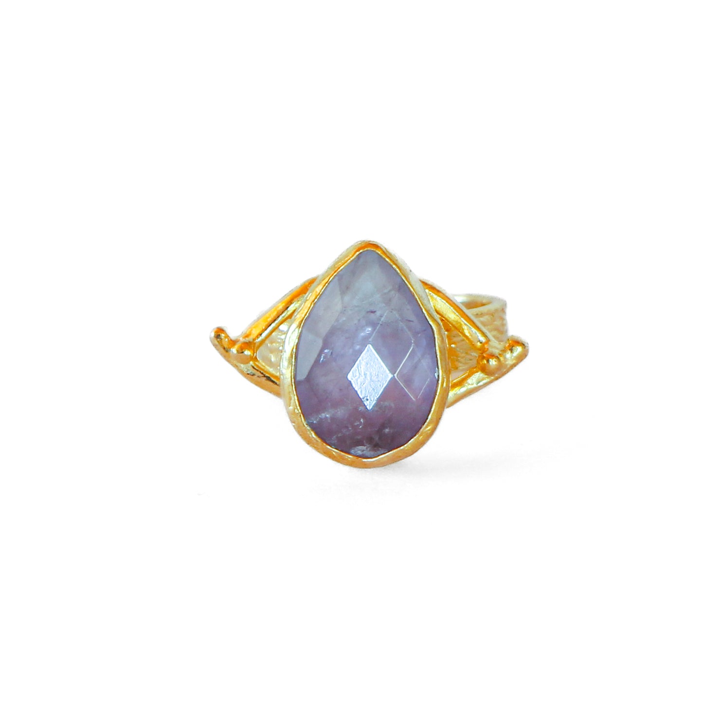 Anillo ajustable Troya Lila