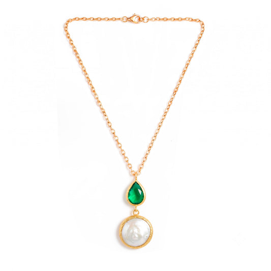 Collar cadena Siena verde