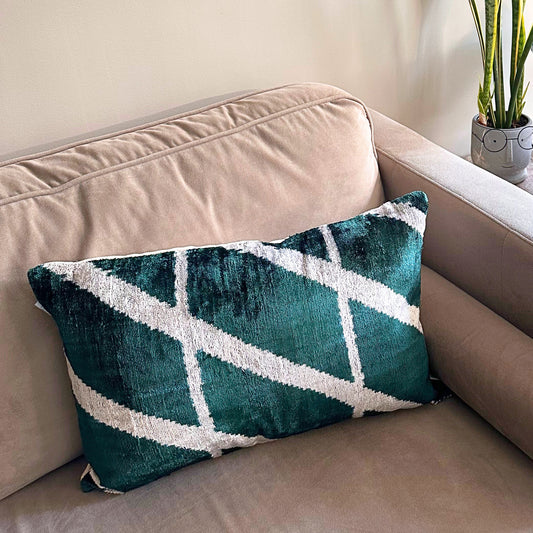 Cojín de terciopelo de seda 60x40 cms Topkapi