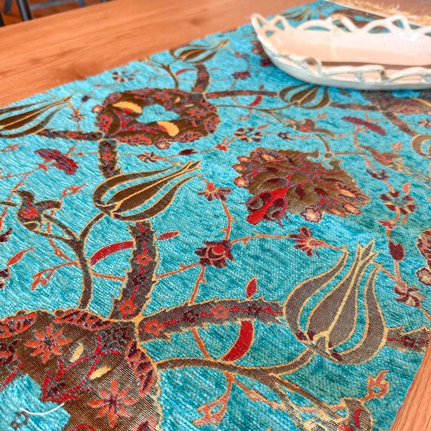 Camino de mesa 2 m Jardín Turquesa