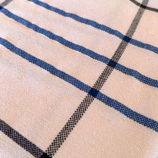 Toalla Turca de Algodón Antalya cuadrillé 90 x 170 cms