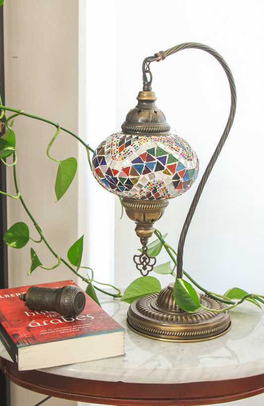 PREVENTA Lámpara turca cisne M Mármara multicolor + ampolleta