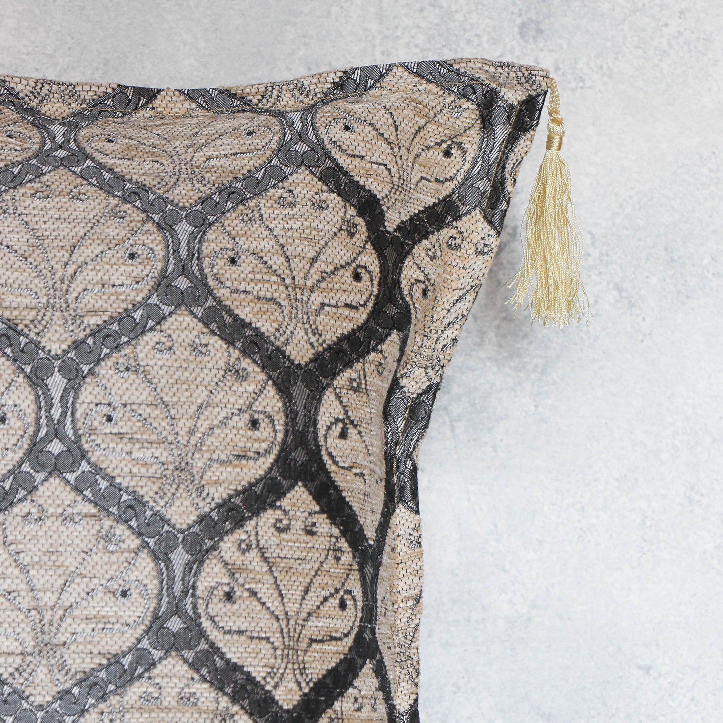 Cojín turco 44x44 Filigrana Beige