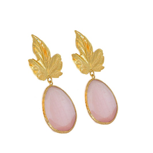 Aros Arce Rosa XL - Baño de oro 22k