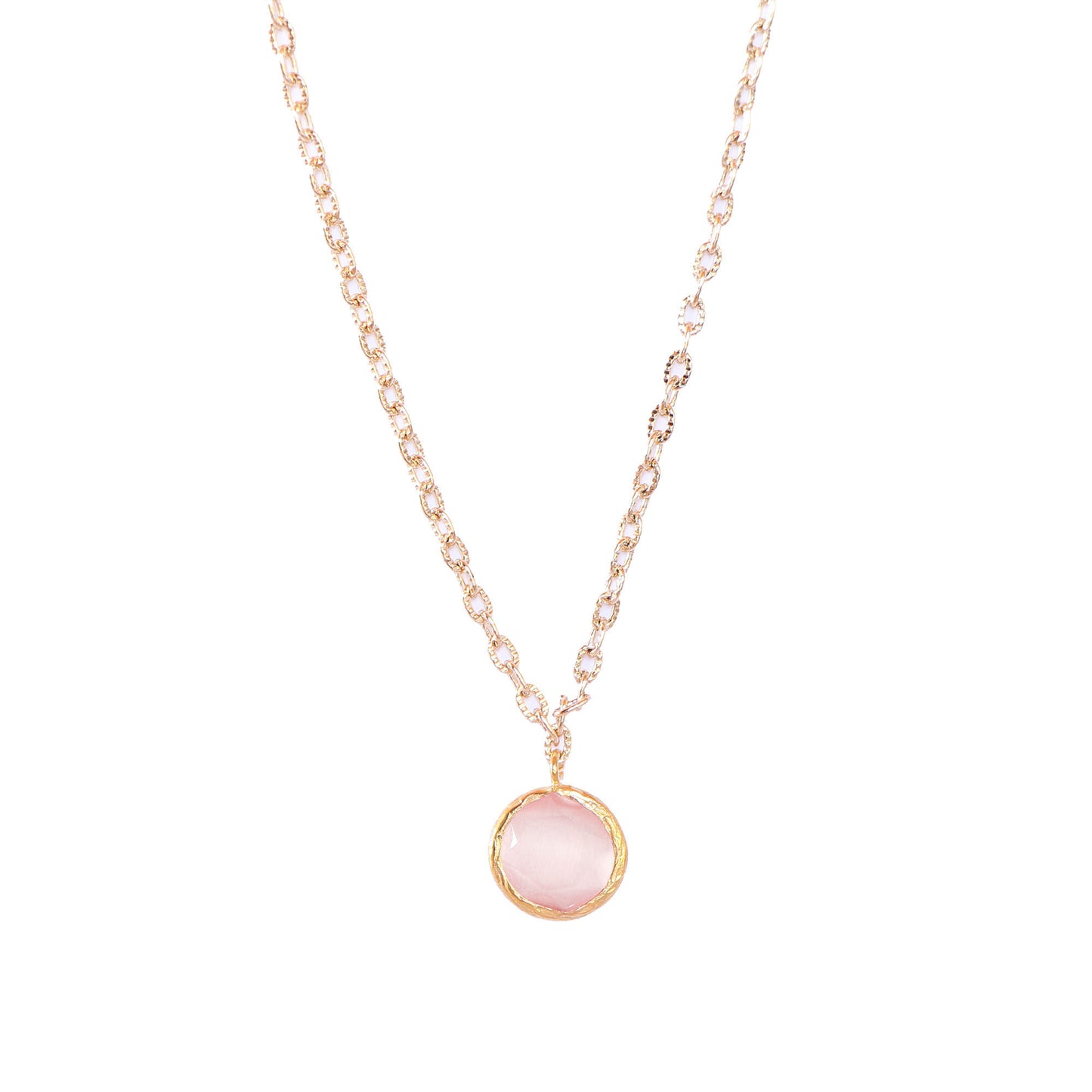 Collar cadena Bruma Rosa