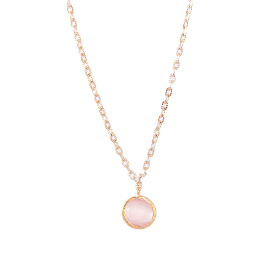 Collar cadena Bruma Rosa