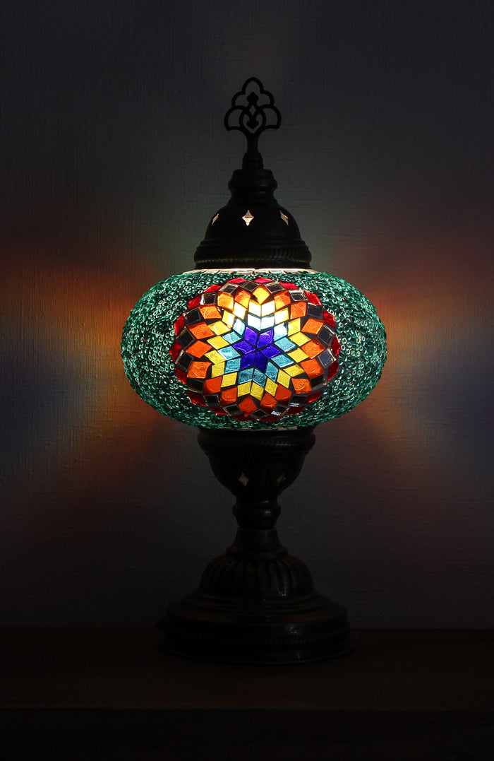 Lámpara turca de mesa M Zumrut