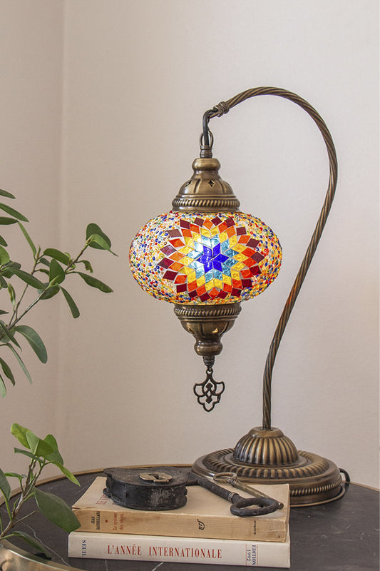 Lámpara turca cisne M Hariq + ampolleta