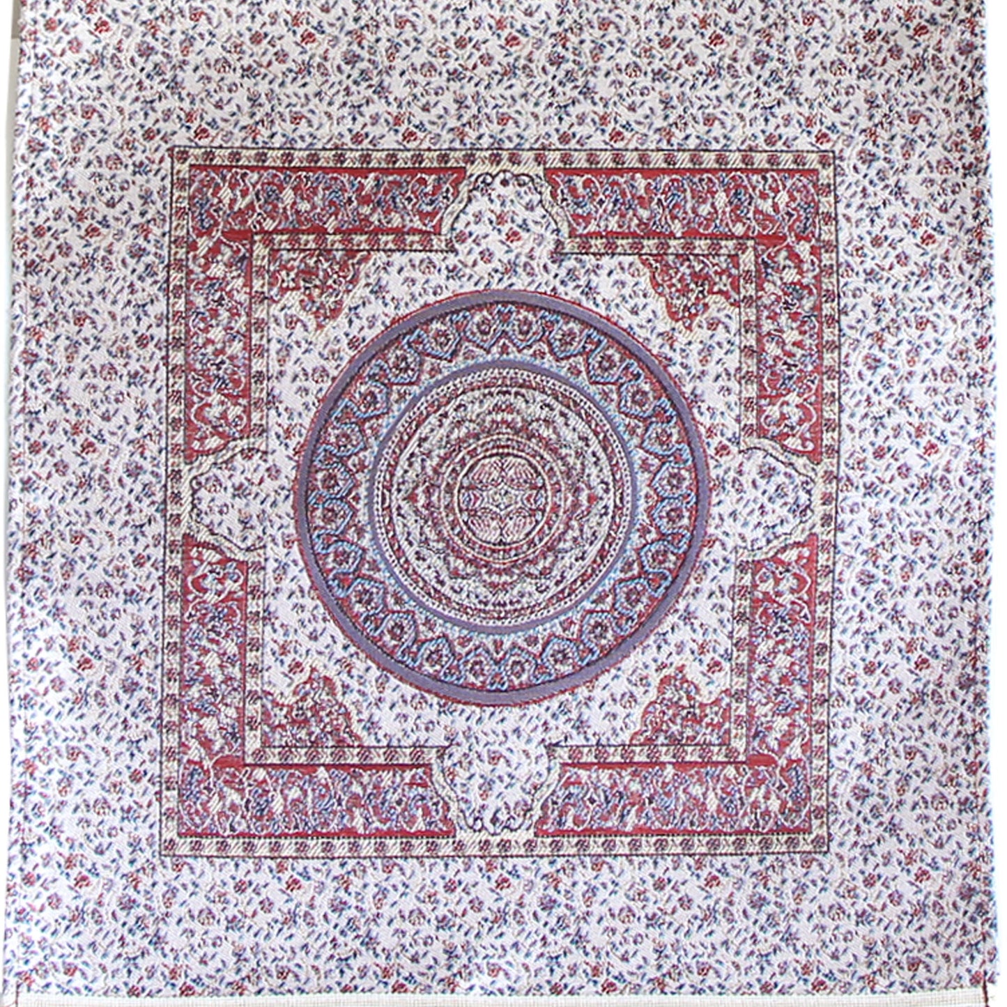 Camino de mesa 1,50 m Iznik rojo y beige