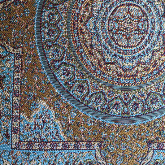 Cojín turco 43x43 Iznik Verde y Celeste