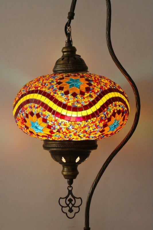 Lámpara turca cisne XL Galata mix + ampolleta