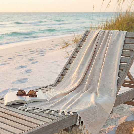 Toalla Turca de Algodón Mármara Arena 1 x 1,90 m