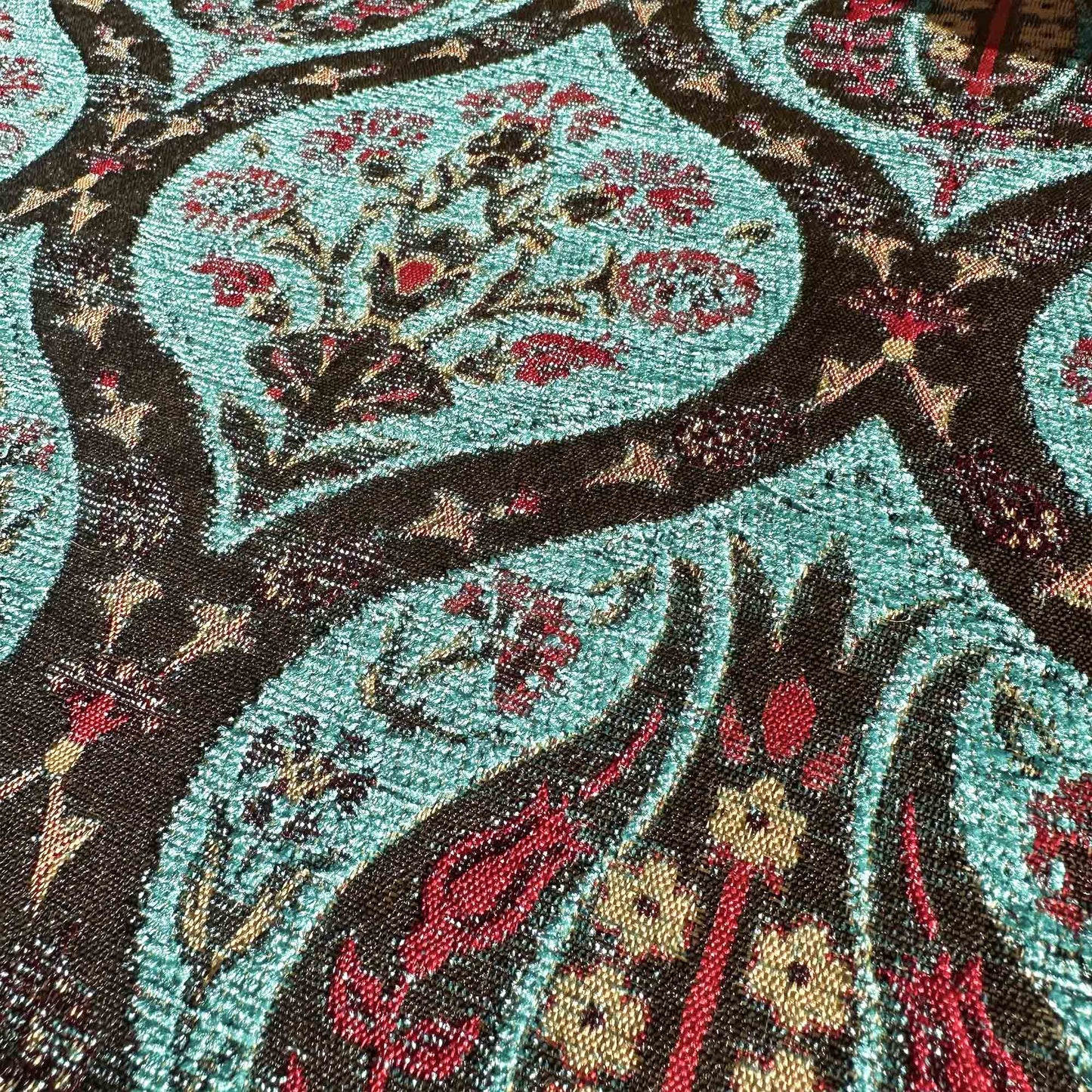 Camino de mesa 1 m Tulipanes celestes