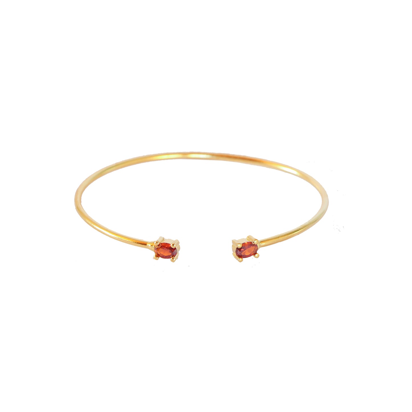 Esclava Zenit Granate - Baño de oro 22k