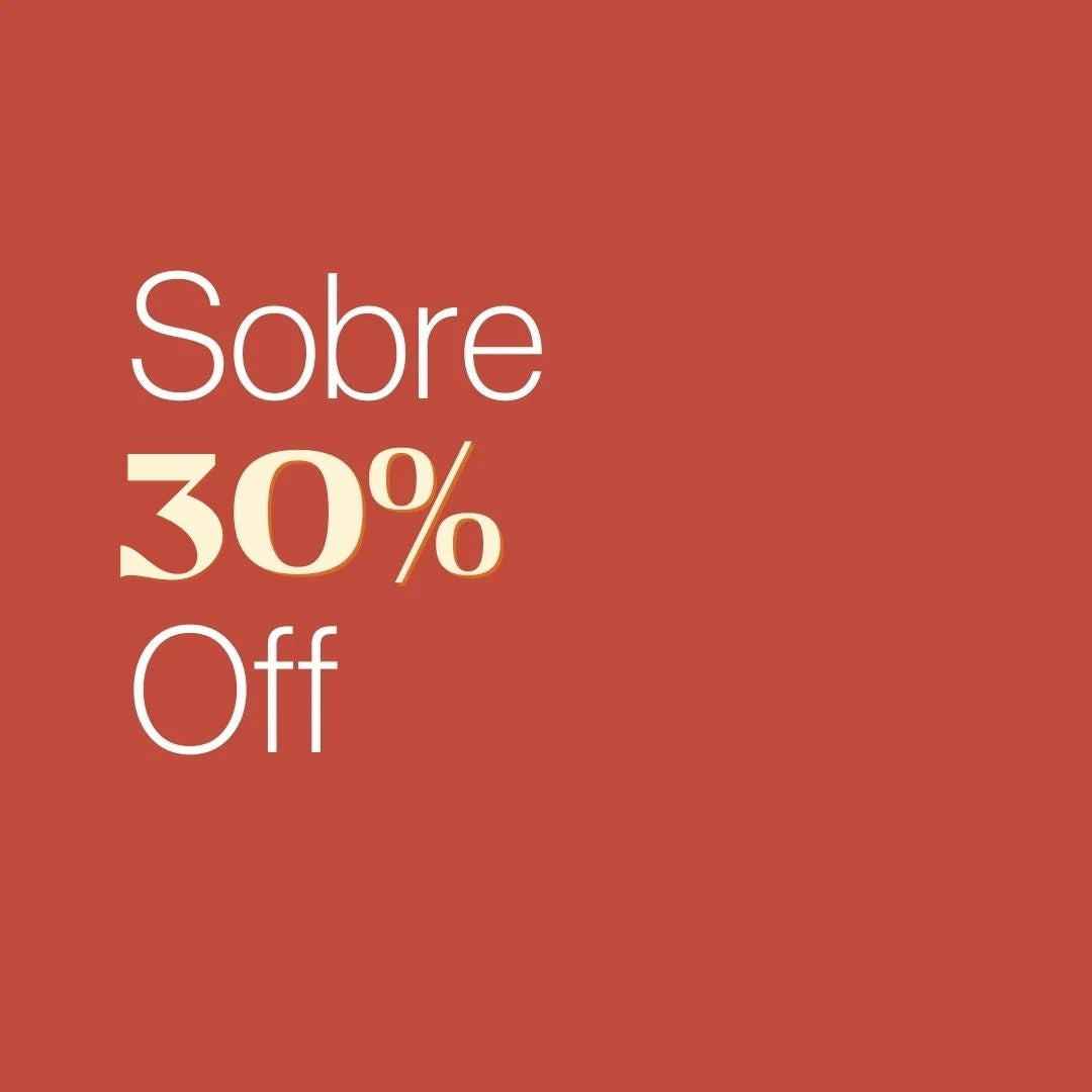 Sobre 30% de descuento
