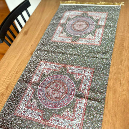 Camino de mesa 2 m Iznik verde