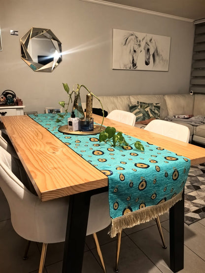Camino de mesa 2 m Nazar turquesa