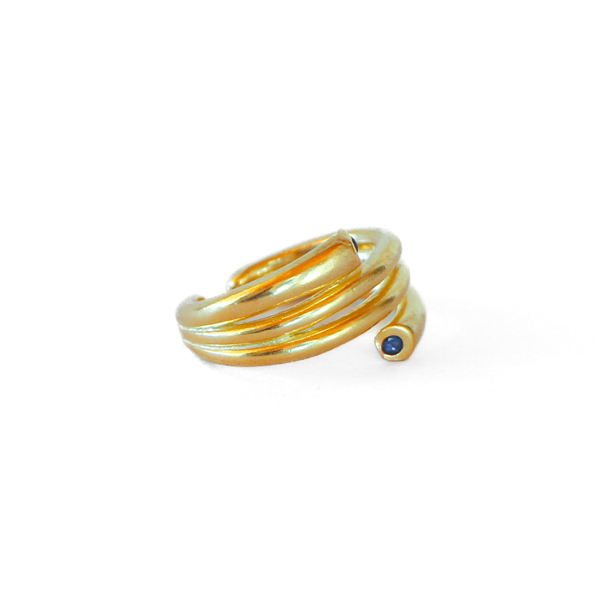 Anillo ajustable Helezon Azul