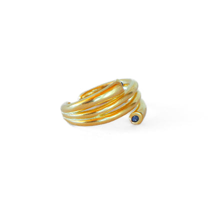 Anillo ajustable Helezon Azul