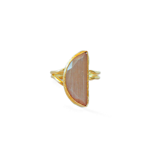 Anillo ajustable Menguante Nude