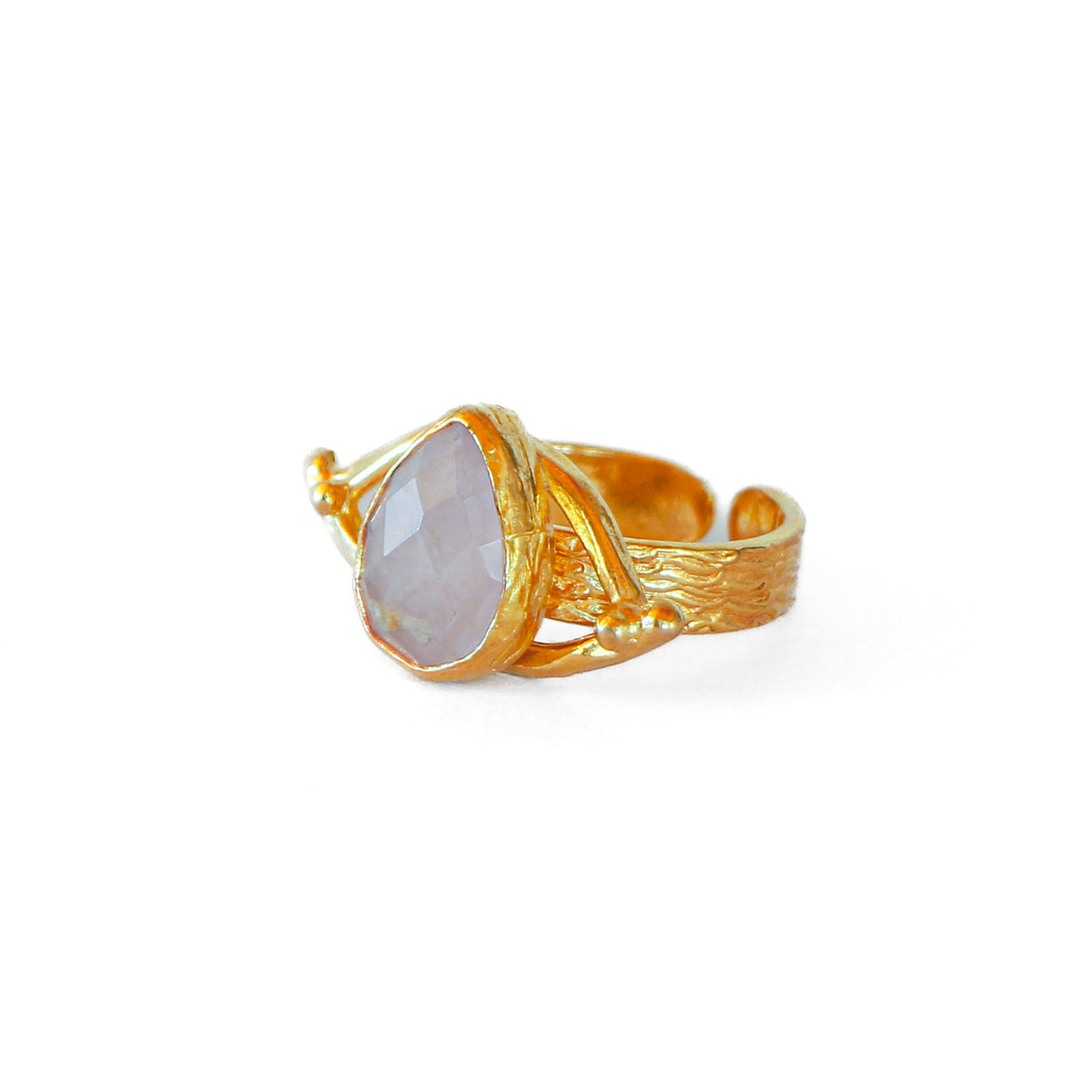 Anillo ajustable Troya Rosa claro