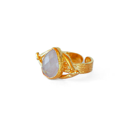 Anillo ajustable Troya Rosa claro