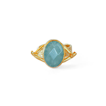 Anillo ajustable Troya Gris III