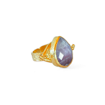 Anillo ajustable Troya Lila