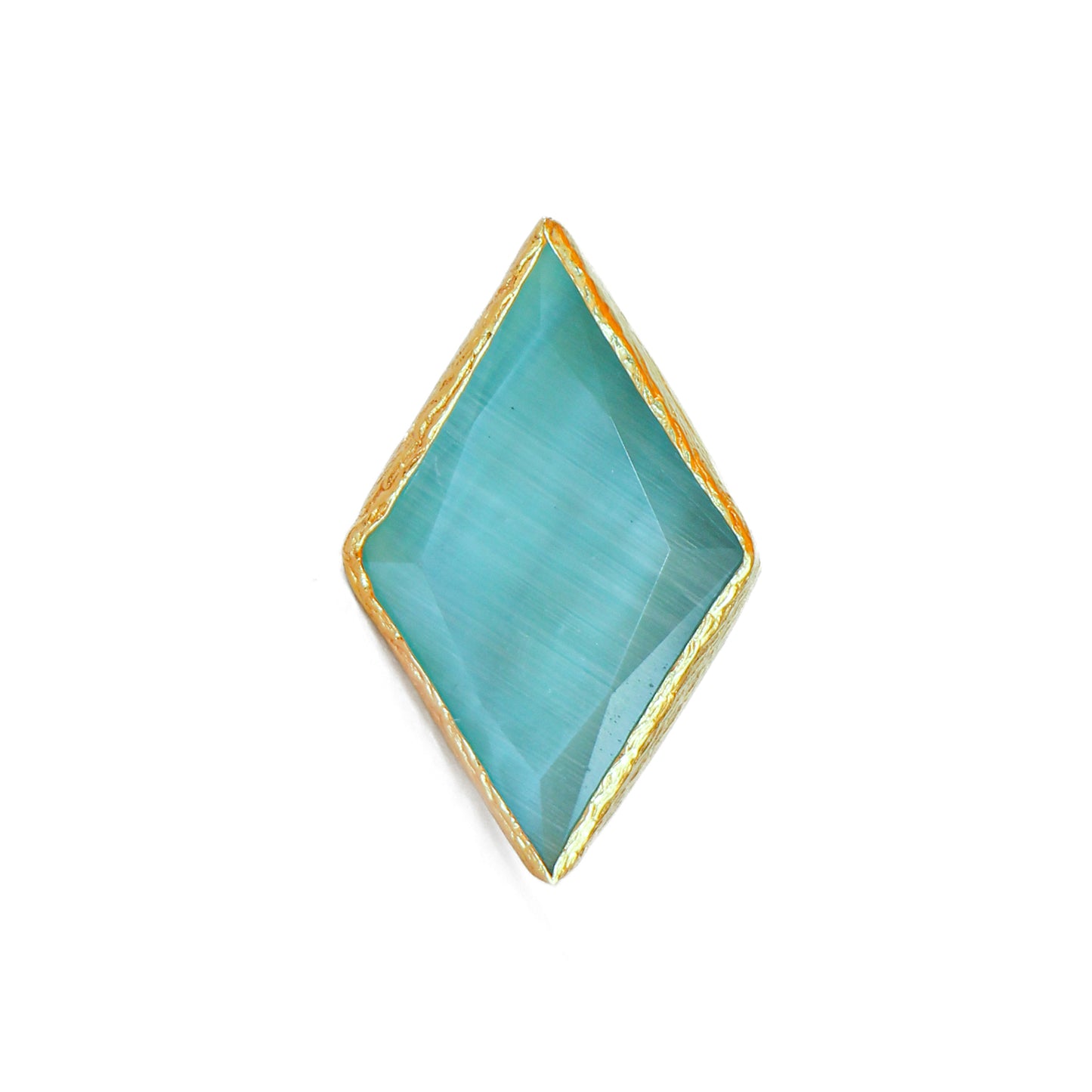 Anillo ajustable Rombo L Turquesa