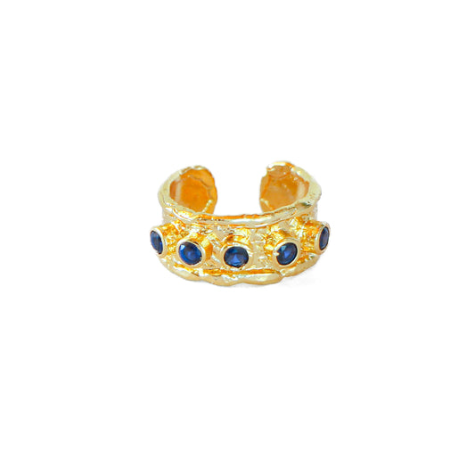 Anillo ajustable Helena Azul