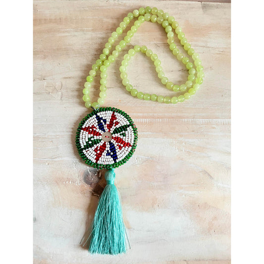 Collar turco Umut verdeagua