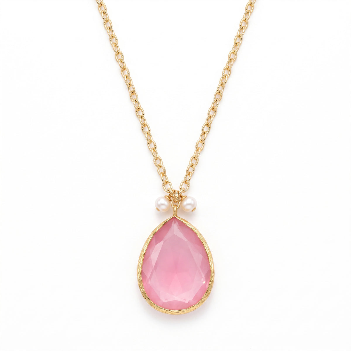 Collar cadena Rabat rosado
