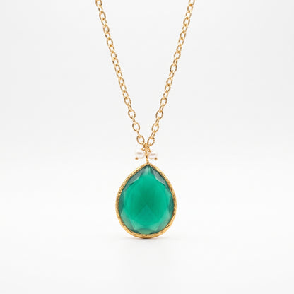 Collar cadena Rabat verde