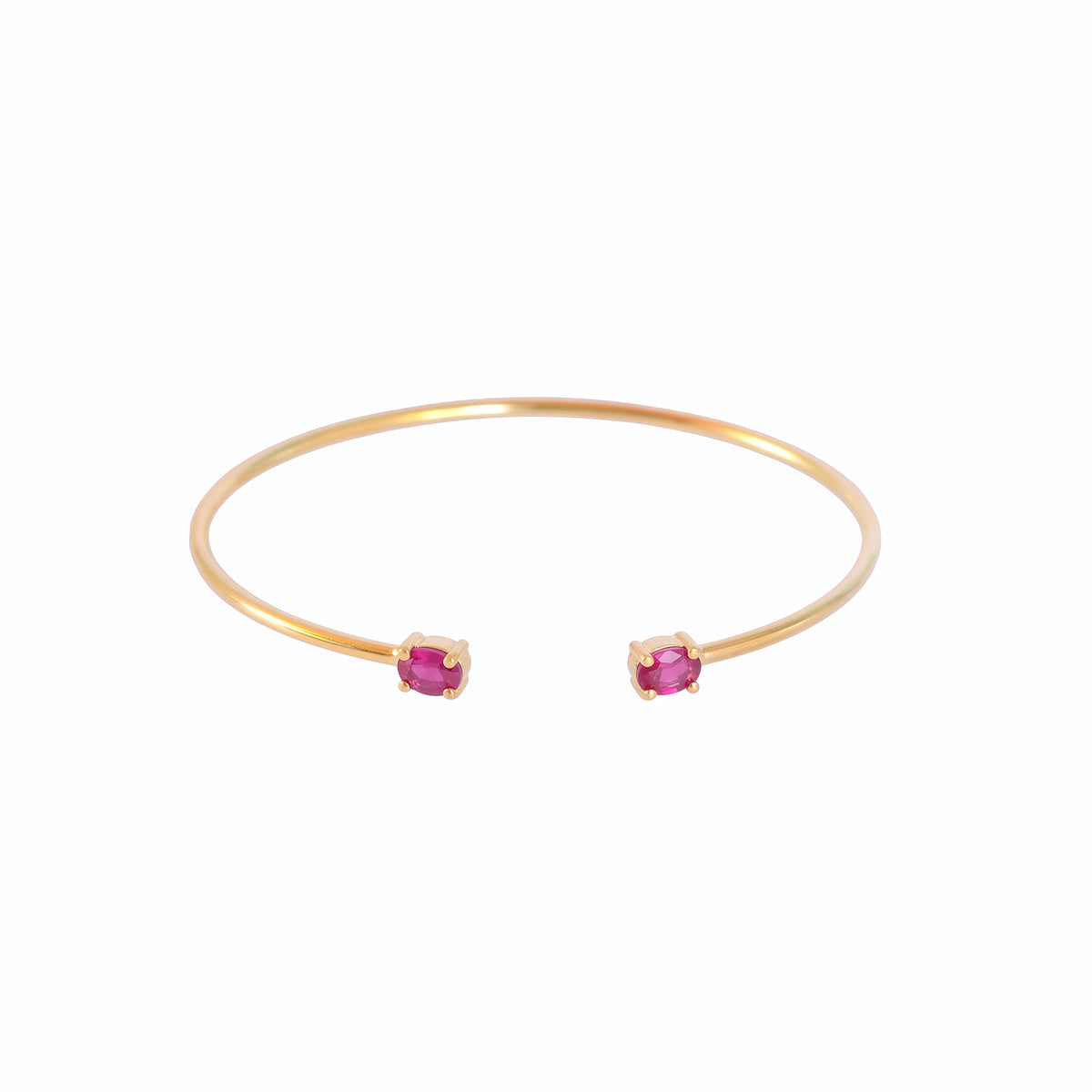Esclava Zenit Fucsia - Baño de oro 22k