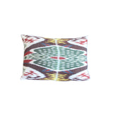 Cojín Ikat de seda 50x34 cms multicolor OUTLET