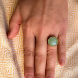 Anillo ajustable turco verde