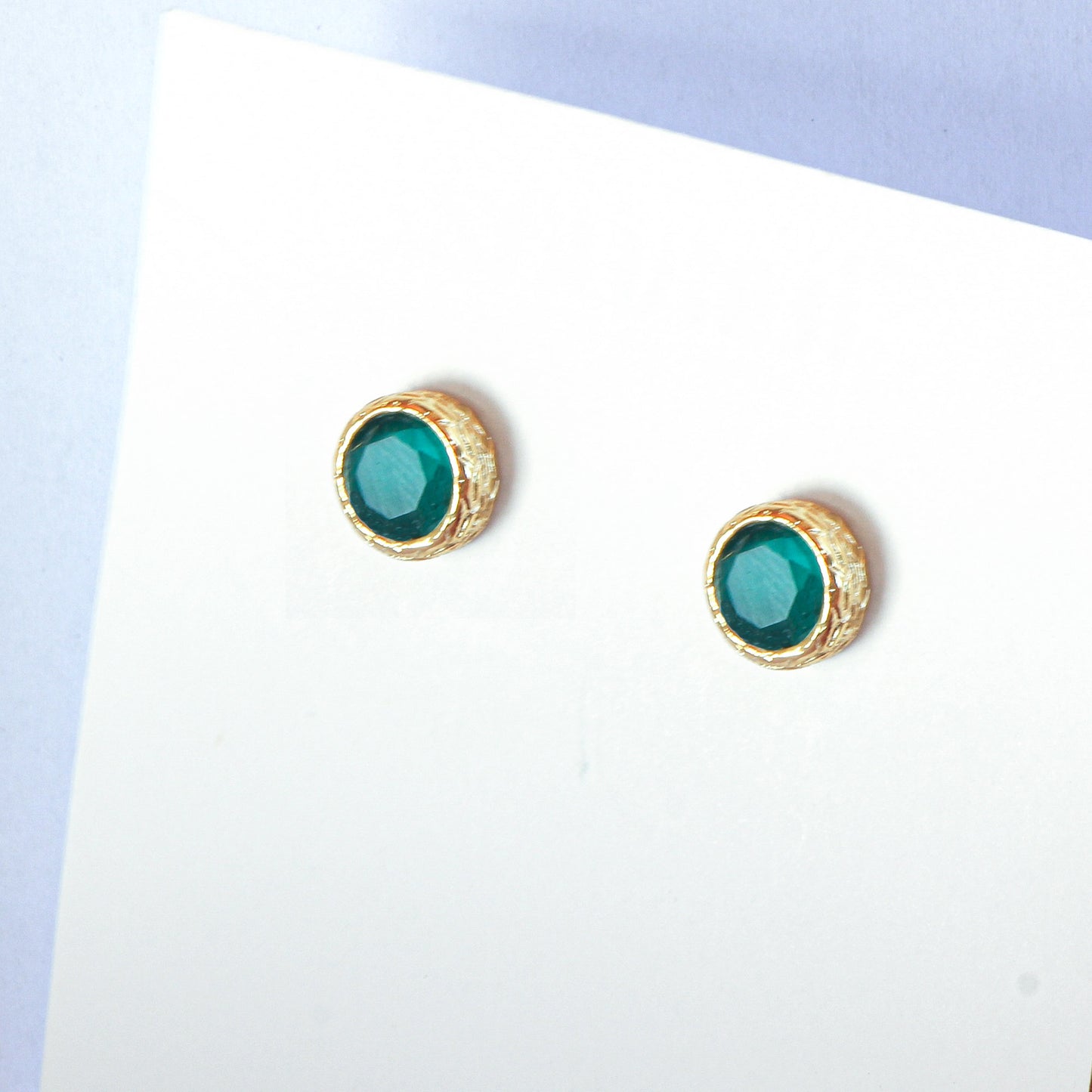 Aros Bruma Verde Esmeralda