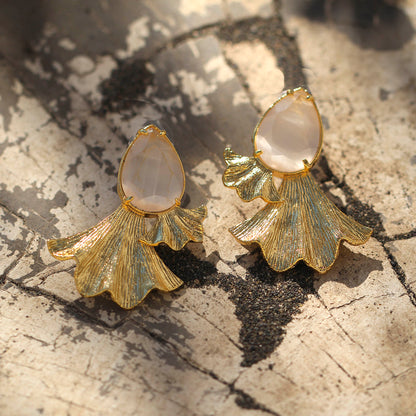 Aros Rüzgar - Baño de oro 22k