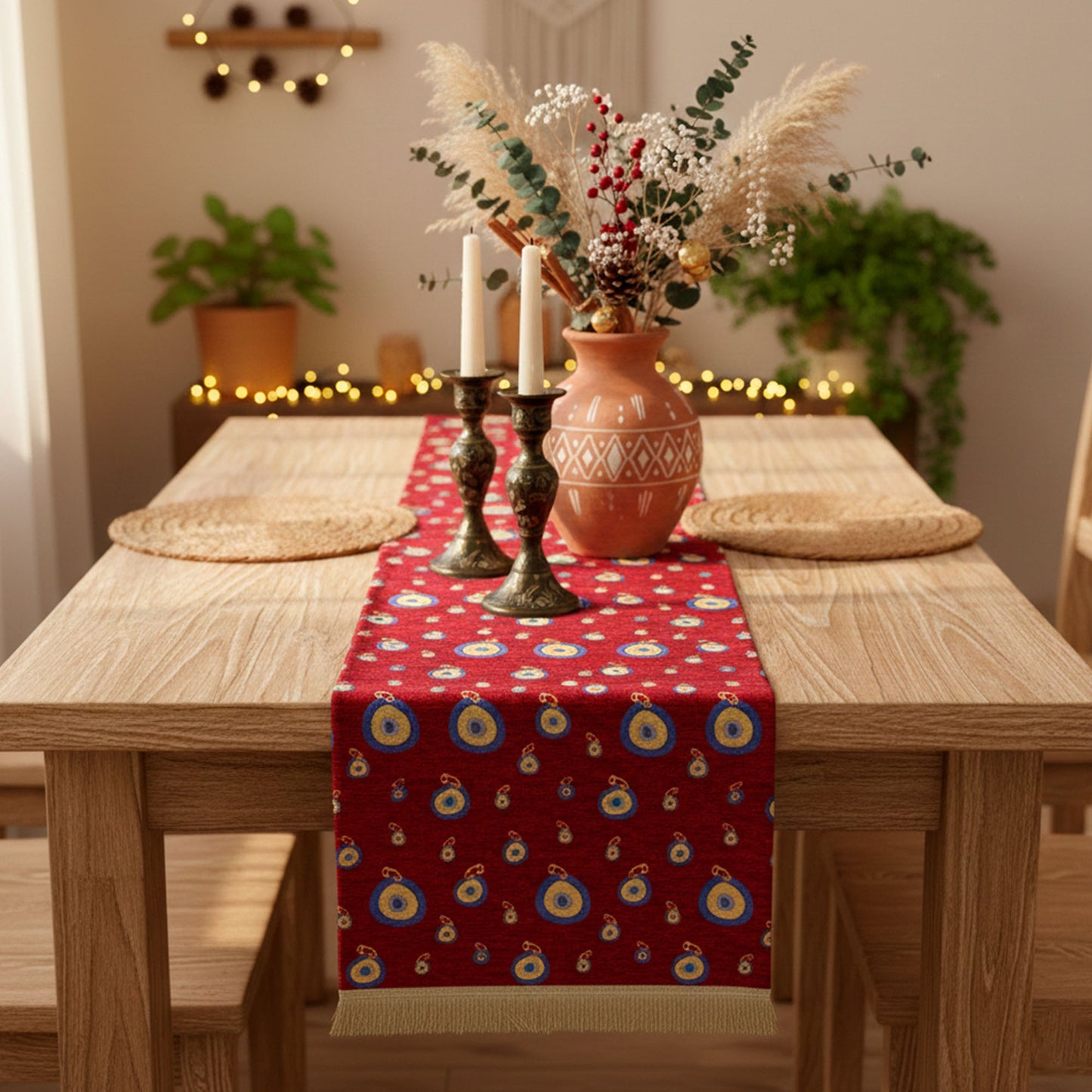Camino de mesa 2 m Nazar rojo