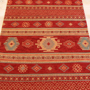 Camino de mesa 2 m kilim rojo