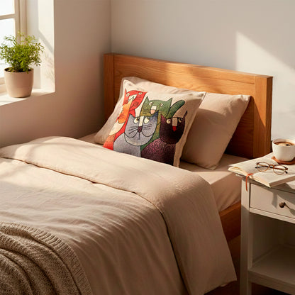 Cojín algodón 44x44 Smelly cats