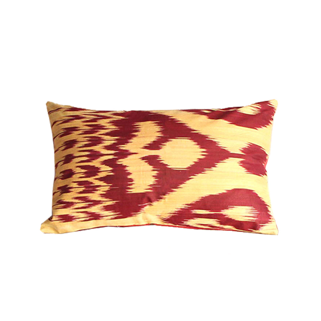 Cojín Ikat de seda 60x40 cms Namib
