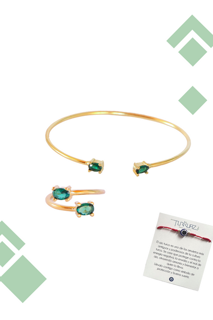 Conjunto Zenit: Anillo y Pulsera