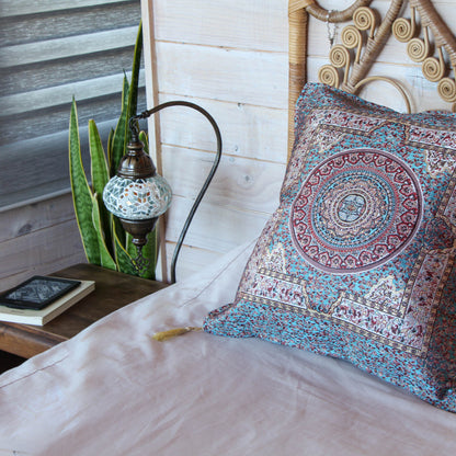 Cojín turco 44x44 Iznik Celeste