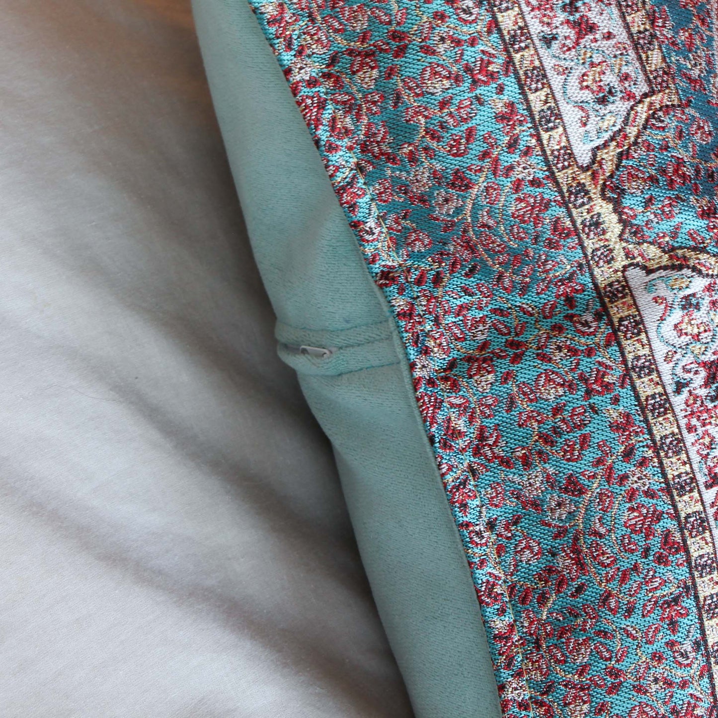 Cojín turco 44x44 Iznik Celeste