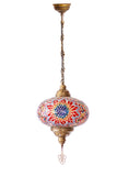 Lámpara turca colgante XL multicolor
