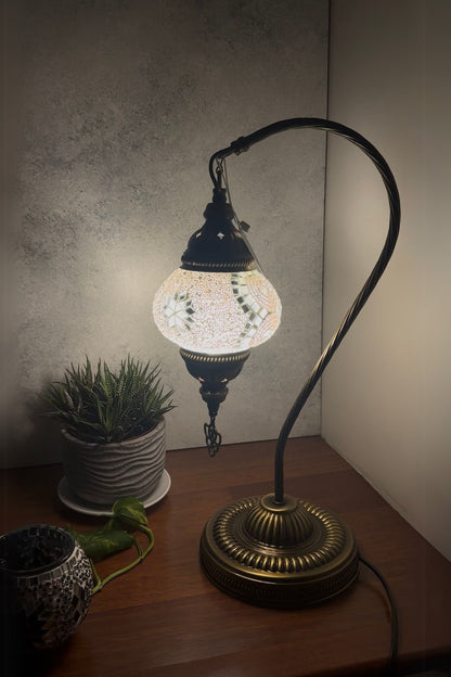 Pack Beyaz: Lámpara cisne S + Portavela + Ampolleta y velita de regalo