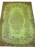 Alfombra Vintage Verde