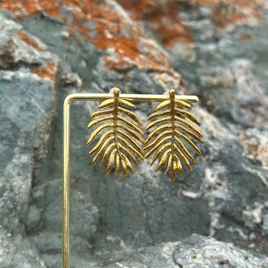 Aros Cica - Baño de oro 22k